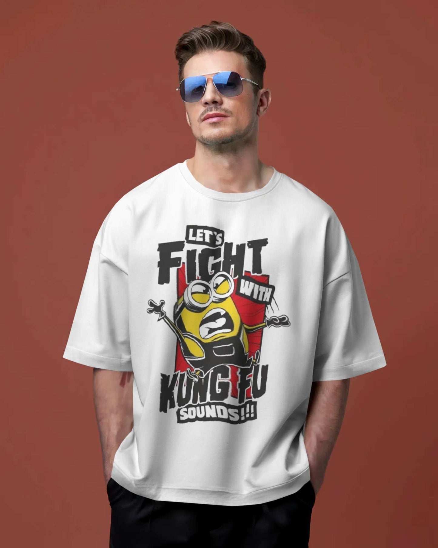 Fight with Kung Fu Oversized T-shirt