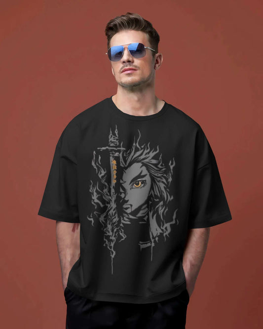 Kyōjurō Rengoku Oversized T-shirt