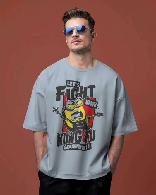 Fight with Kung Fu Oversized T-shirt