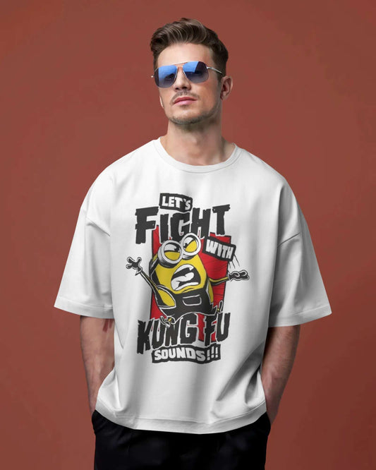 Fight with Kung Fu Oversized T-shirt
